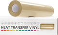 VinylRus Heat Transfer Vinyl-12” x 20ft Tan Iron on Vinyl Roll by VinylRus