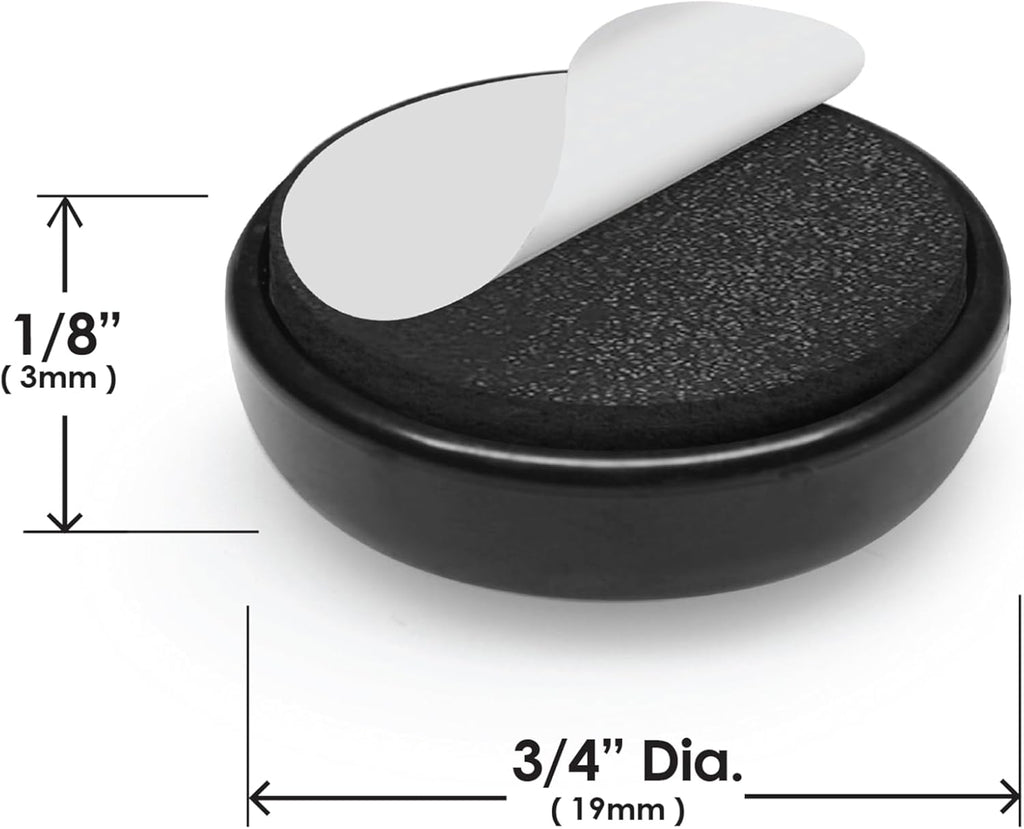 Slipstick GorillaGlides Kitchen Appliance Sliders (24 x 3/4” Round Glides) Self Adhesive Countertop Appliance Sliders Provide Easy Sliding and Saves Space on Counters