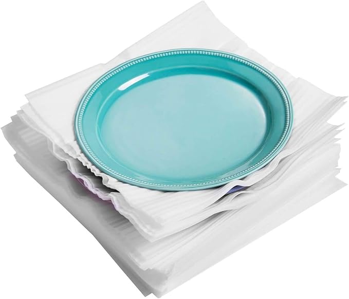 100 Pack Thickened Foam Pouches & Sheets, Moving Supplies, Dish Packing Kit - Image 6