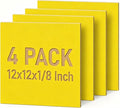 4 Pack Yellow Basswood Sheets for Crafts, DIY Ornaments & Architectural Models by Creatorally