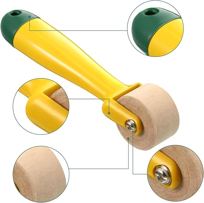 Blulu 2 Pcs Quilting Seam Roller, Sewing Seam Wallpaper Roller - Image 3
