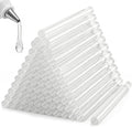 KISEER 100 Pack Clear 0.43 x 4 Inch Full Size Hot Glue Sticks Universal Fit by KISEER