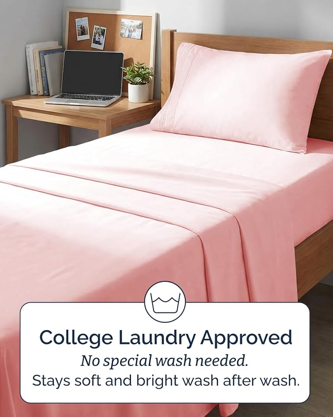 Twin XL Size 3 Piece Sheet Set - Image 6