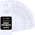 Hygloss Cardstock Door Knob Hanger Blank White by HyglossProductsInc