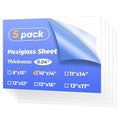 10×14" Plexiglass Sheets 5 Pack, 1mm Thick Transparent Acrylic Sheets, Cuttable by Unknown