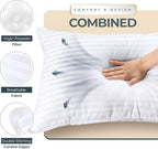 Utopia Bedding Bed Pillows Queen Size Set of 4, Down Alternative Pillows - Image 3