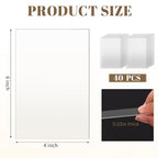 TKOnline 40 PCS Plexiglass Sheets, Invitations, Poster Frames Plastic Board - Image 2