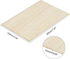 Basswood Sheet 12 Sheets 200x100x1mm Unfinished Balsa Wood - Image 2