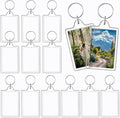 REDANHA 12pcs Acrylic Photo Frame Keychain Holder 2 x 3 In Picture Insert Blank by REDANHA