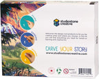 STUDIOSTONE CREATIVE DIY Arts & Crafts Carving Kit Kids Adults Bear Sculpture - Image 2
