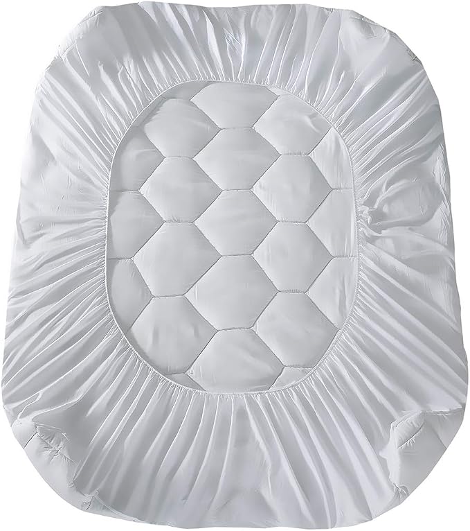 Favorland Cal King Mattress Pad, 8-21" Deep Pocket Protector Ultra Soft Quilted - Image 6