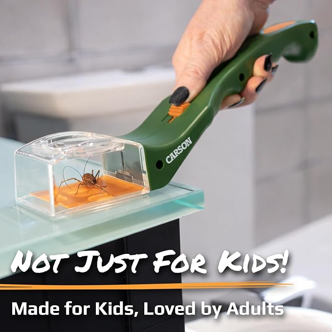 Carson BugView 5X Magnifying Glass Quick-Release Bug Catcher Indoor and Outdoor - Image 4