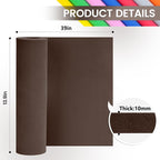 Do²ping Brown Eva Foam Sheets Roll, 10mm EVA Craft Foam 39''x13.9'' High - Image 3