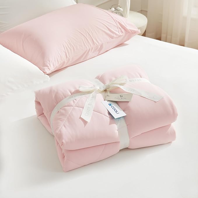 Cozy Bliss Cooling Comforter Twin Size, Cooling Blankets - Image 6