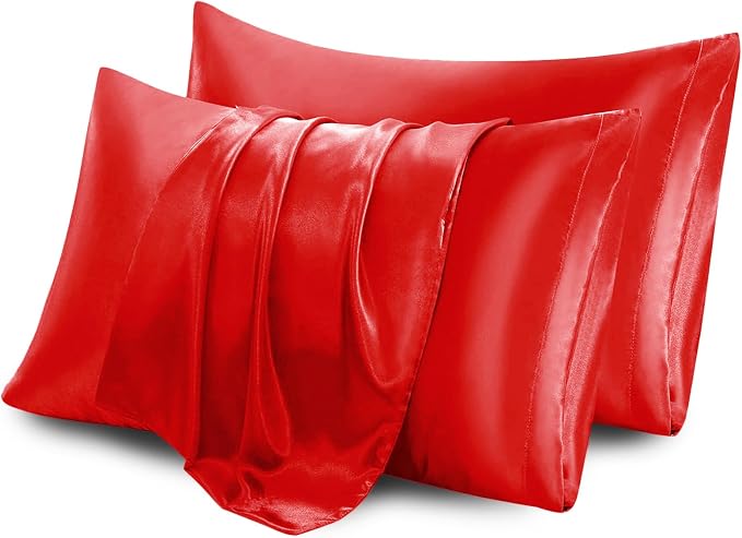 Aormenzy Satin Pillow Cases for Women King Size Set of 2, Fade Resistant - Image 6