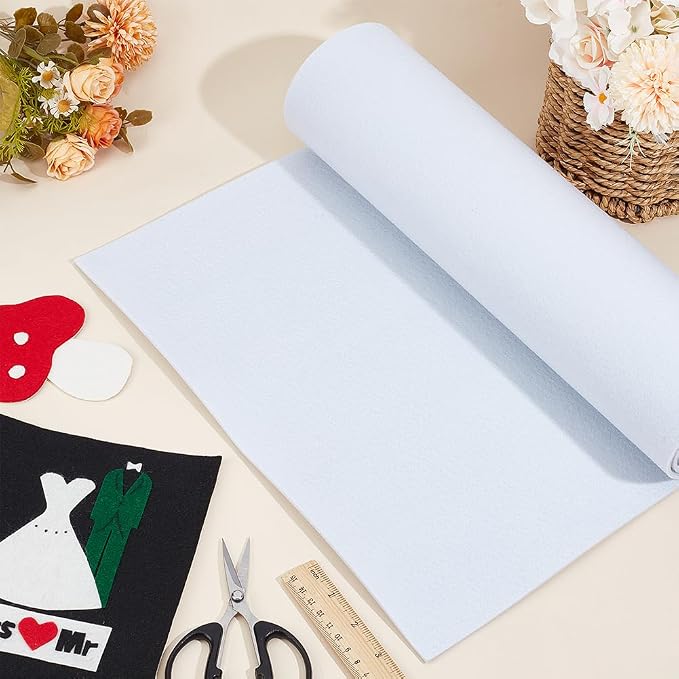 BENECREAT 78.7x15.7inch Felt Roll, 3mm Thick Nonwoven Felt Roll - Image 5