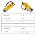 6 Sets DC Motors Kit Mini Electric Hobby Motor 3V-12V 25000RPM - Image 3