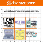 MAIANEY School Secretary Sticker Pack 12pcs – Funny Office Stickers - Image 4