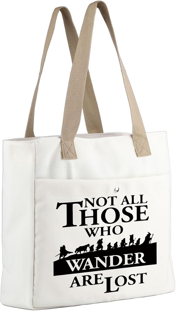MBMSO Geologist Tote Bag Rock Collector Gift Not All Who Wander are Lost Some - Image 4