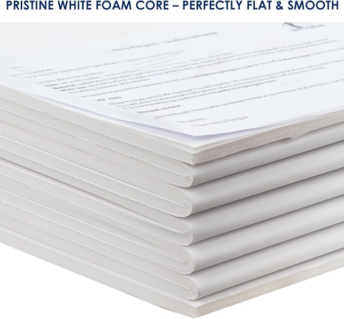 Foam Board Trifold 52 x 40 x 3/16", Large Foam Core Poster Board | 5 Pack - Image 7