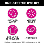 Tulip One-Step Tie-Dye Pastel Party Kit, Easy Large Group Activity, Permanent - Image 3