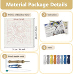 Doodlream Astronaut Needle Kit for Beginner, 9.4"x 9.4" Space Planet Punch - Image 2