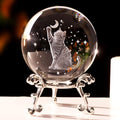 Cat Lover Gifts for Women Cat Crystal Ball Gifts for Christmas Mothers Day | by ZRENJHUS