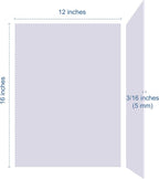 Foam Board 12 x 16 x 3/16", Foam Core Board Sheets, Acid Free Foamboard - Image 3
