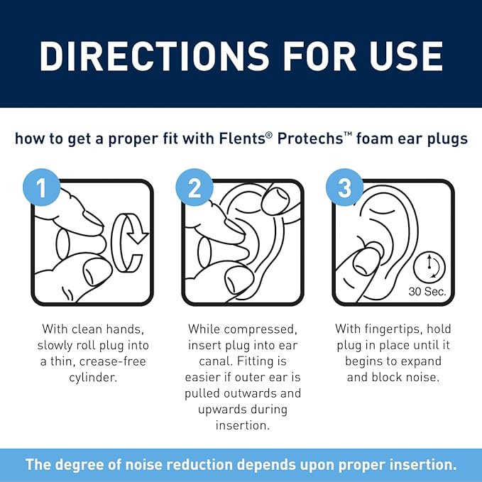 Flents Protechs Foam Ear Plugs, 55 Pair - Image 6