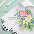 3 Pack Marker Paper Pad, 7.6×10in Double Sided Bleedproof Sketch Pad, - Image 4