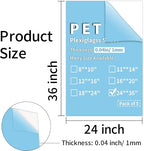 5 Pack 24x36"" PET Sheets 0.04"" Thick PET Plexiglass Sheets Panels - Image 2