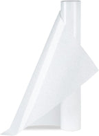 White Glitter HTV Heat Transfer Vinyl Rolls12inch by 9feet PU Stretch Iron on - Image 6