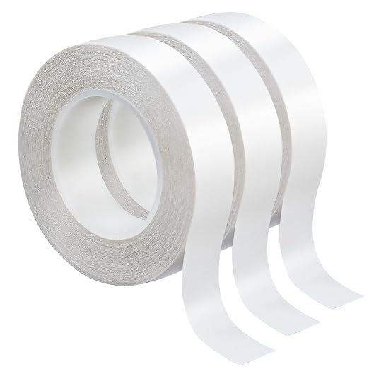 3 Rolls Thin Double Sided Tape for Crafts, Scrapbooking, Photography, Paper by XEHAHOSH