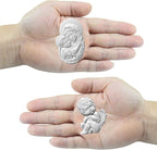 Art Molds for Polyclay Air Dry Clay Plaster, Carved Holy Family Mother and - Image 5