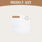 10 PCS White Aida Cloth 14 Count Cross Stitch Fabric | Pre-Cut Squares Fabric - Image 2