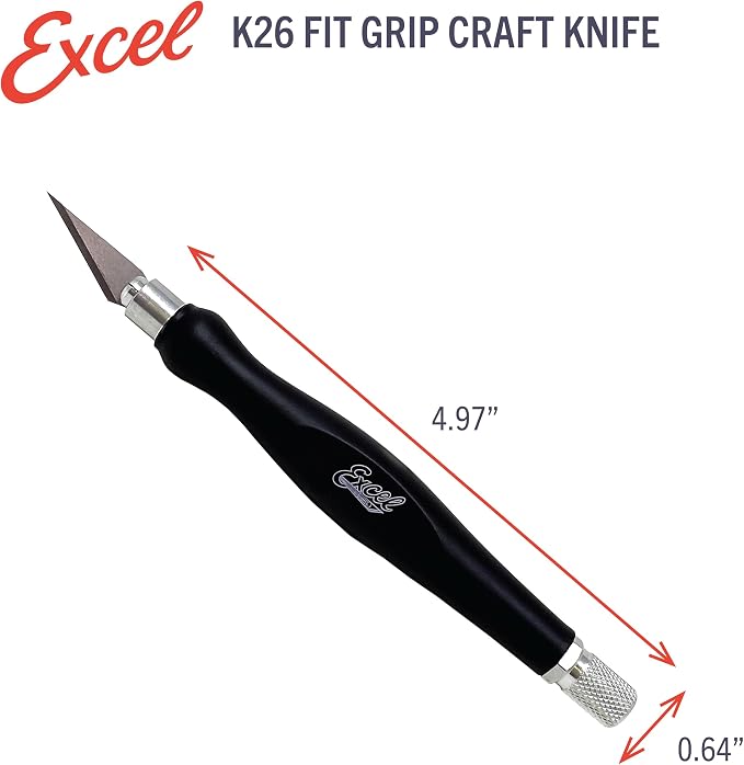 Excel Blades Fit Grip Craft Knife - Image 2