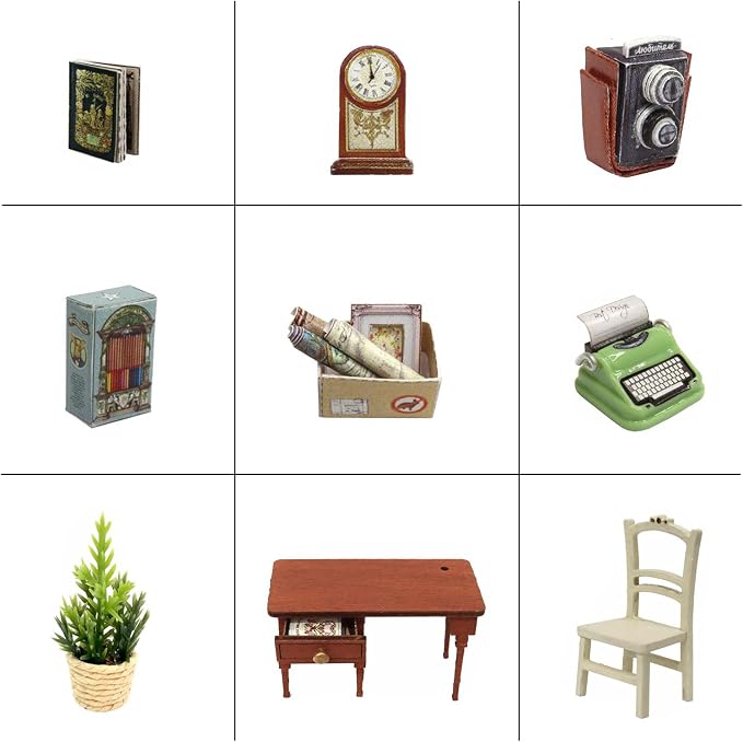 CUTEROOM DIY Doll Room Miniature Furniture Wooden House Kit - Image 3