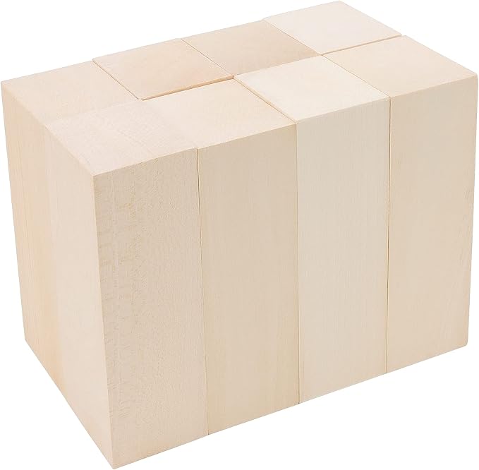 JOIKIT 15 Pack 6 x 2 x 2 Inches Basswood Carving Blocks, Kiln Dried Whittling - Image 9