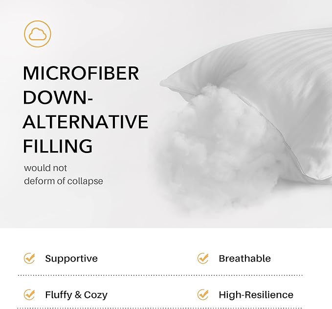 Oubonun Queen Size Pillows Set of 2 - Image 5