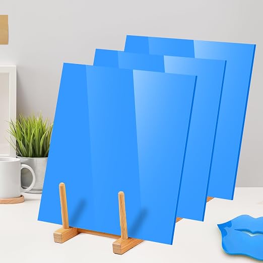 Adrattnay Sky Blue Acrylic Sheets 1/8" Thick, - Image 6