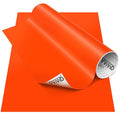 VViViD DECO65 Matte Pastel Orange Red Permanent Adhesive Craft Vinyl by VVIVIDVINYL