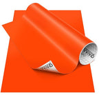 VViViD DECO65 Matte Pastel Orange Red Permanent Adhesive Craft Vinyl by VVIVIDVINYL