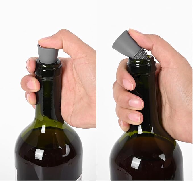 Wine Stoppers set of 3, Wine Bottle Stopper Corks - Image 6