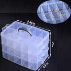 Washi Tape Box Organizer Storage, Divider Closet Container, - Image 3
