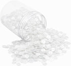Mandala Crafts 6mm Flat Round Clear Sequins by MandalaCrafts