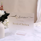 Product image UNIQOOO 10 Pack Frosted Blank Acrylic Sign Wedding Table Numbers - Image 8