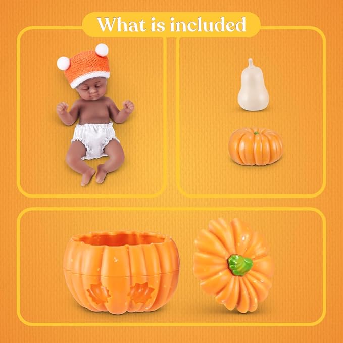 My Mini Baby Pumpkin Patch Series 1 by ZURU – Collectible Mystery Capsule Baby - Image 4
