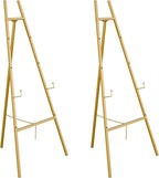 Gold Easel Stand for Sign, Heavy Duty Easel, 4-Tier Adjustable Art Easel for by Atronor