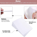 24 Pcs Foam Sheet Double Sided Sticky Dual-Adhesive 3D Foam Adhesive Mount Sheet - Image 3