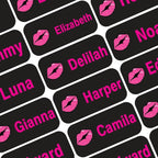 Personalized Name Labels for Kids – 60 Waterproof Peel-and-Stick Labels for by GILBIN